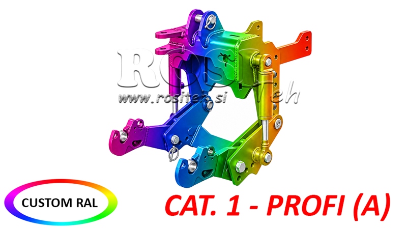ELEVADOR FRONTAL UNIVERSAL CAT. 1 - PROFI AUTOMATIC PARA TRACTOR 800 KG (RAL A SU ELECCIÓN)