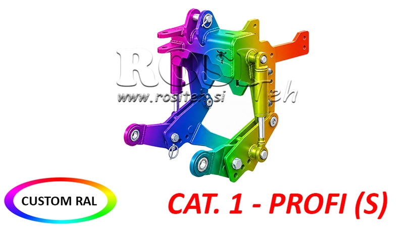 ELEVADOR FRONTAL UNIVERSAL CAT. 1 - PROFI STANDARD PARA TRACTOR 800 KG (RAL A SU ELECCIÓN)