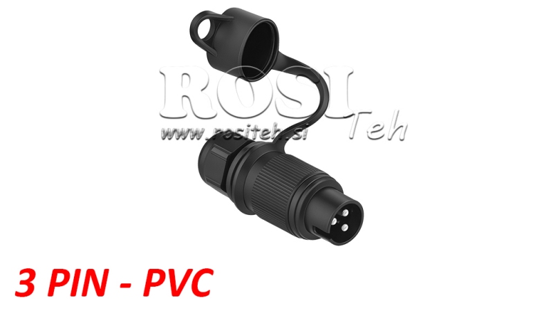 3 PIN DUGÓ PVC
