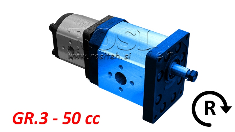 BOMBA HIDRÁULICA 30C50X198 PRIMERA GR.3 GR.2 50 CC DERECHA