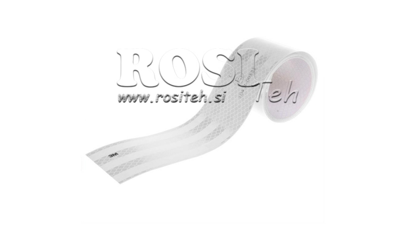 CINTA REFLECTANTE 3M - BLANCA - 1 metro