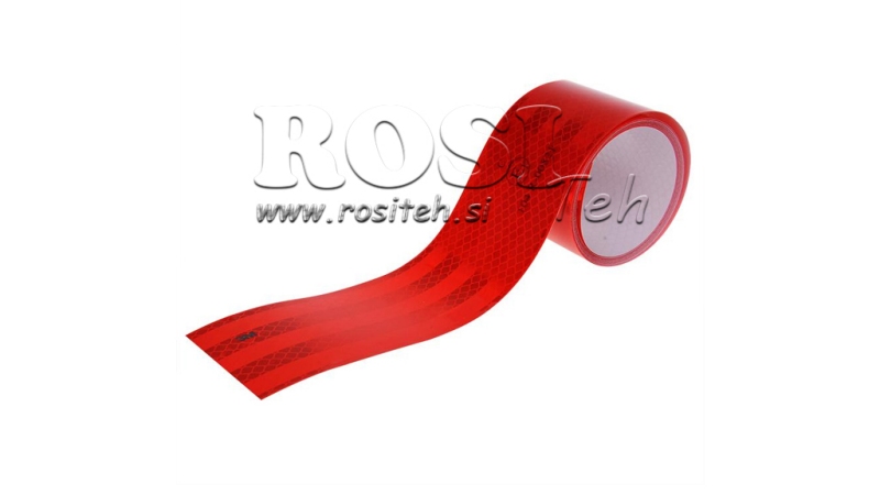 CINTA REFLECTANTE 3M - ROJA - 1 metro