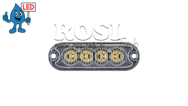 LUZ ESTROBOSCÓPICA LED 12/24V