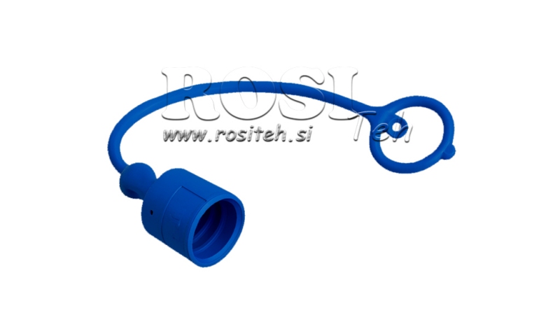 COPERTURA PROTETTIVA IN GOMMA BLU - INNESTO RAPIDO MASCHIO