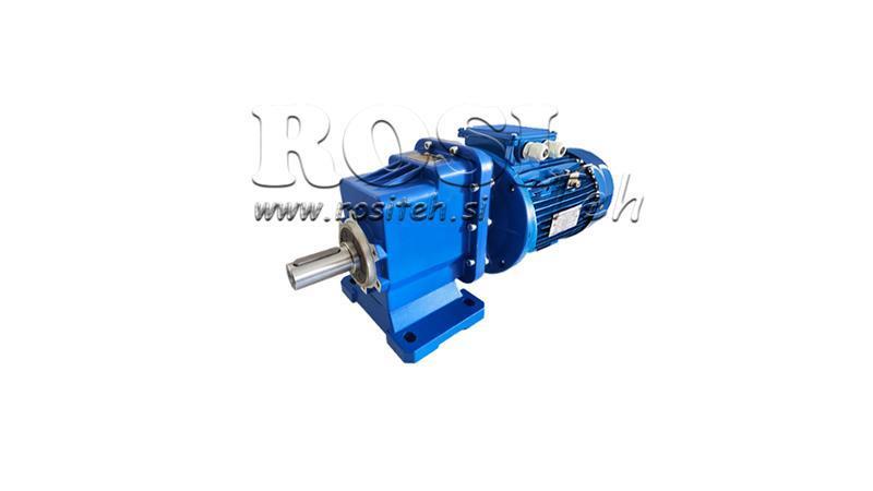 MOTOR ELÉCTRICO DE 3 FASES 1.1kW CON REDUCTOR ERC02 MS80 58rpm