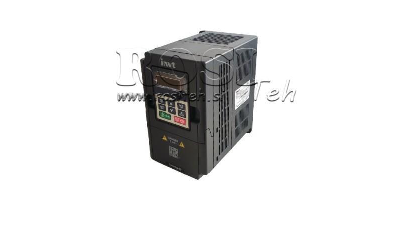 CONVERTIDOR DE FRECUENCIA-INVERTIDOR 3Fase 1.5kW GD10-1R5G-4-B