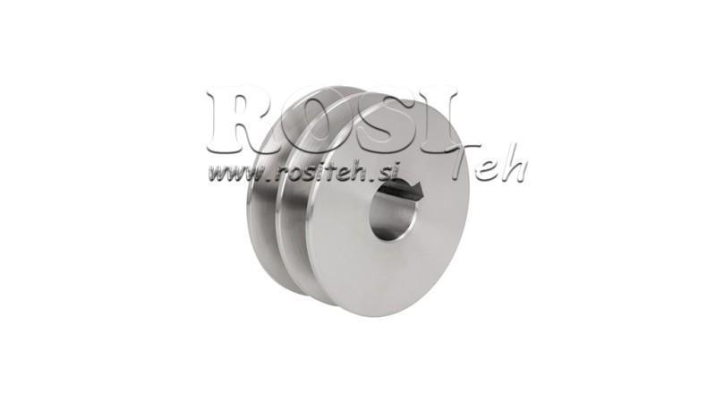 Polea 2x17 fi100/42mm