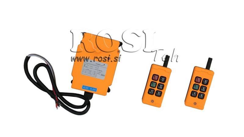 RÁDIOVÉ DÁLKOVÉ OVLÁDÁNÍ 4CH - 12/24V DUO