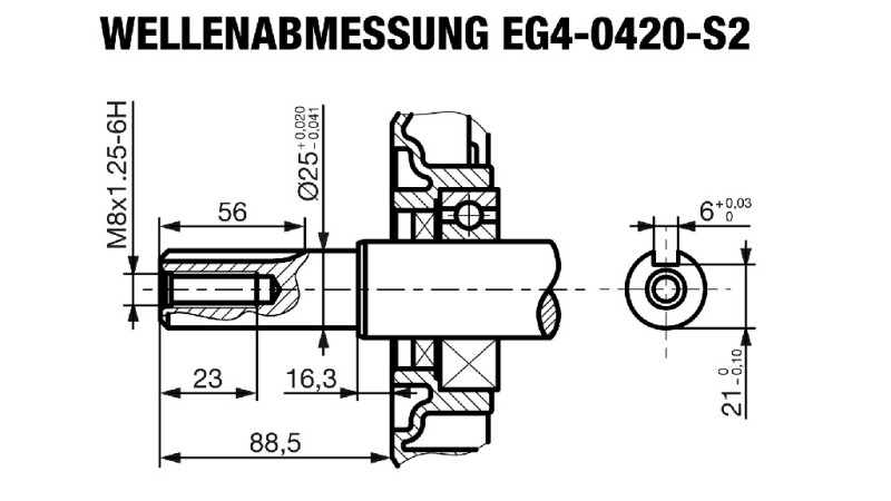 benzinmotor EG4-420cc-9.6kW-13.1HK-3.600 RPM-E-KW25x88.5-elektrisk start
