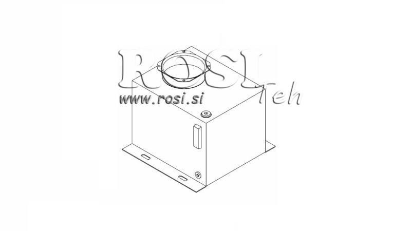 RESERVORIO METÁLICO CAJA PP 15 LITROS HORIZONTAL-VERICAL