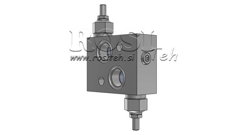 REGULADOR DE PRESIÓN HIDRÁULICA 30-210 BAR PARA MOTOR HIDRÁULICO MS