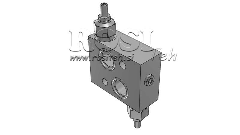 REGULADOR DE PRESIÓN HIDRÁULICA 30-210 BAR PARA MOTOR HIDRÁULICO MS