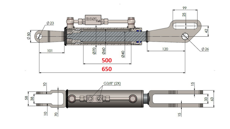 2TON. ZVEDACÍ PÁS PRO VIDLICI 60/40-150 (500mm-650mm)