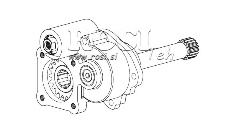 HYDRAULISK PUMPE - MERCEDES G3/65-90 UNIMOG