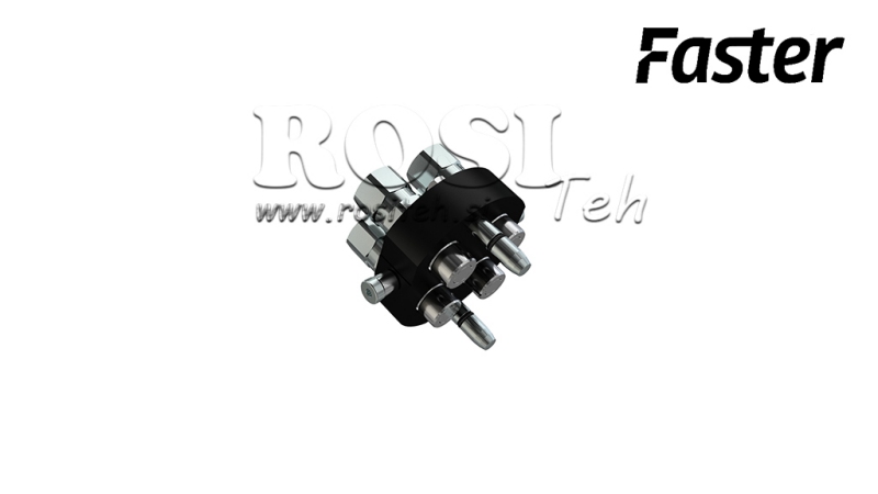 ACOPLAMIENTO MULTI-FASTER 4 VÍAS BSP 1/2 PARTE MÓVIL
