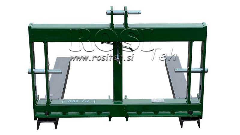 TENEDORES DE PALETA PARA TRACTOR DE TRES PUNTOS 600KG