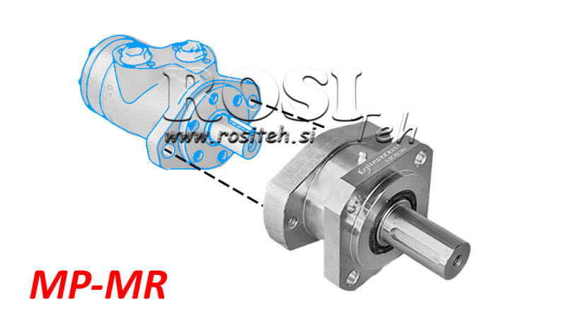 LAGERFLANSCH FÜR HYDRAULIKMOTOR MP-MR