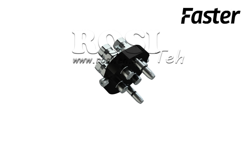ACOPLAMIENTO MULTI-FASTER 4 VÍAS BSP 3/8 PARTE MÓVIL
