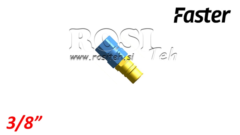 GIUNTO RAPIDO MASCHIO PER MULTI-FASTER 3/8 PARTE MOBILE
