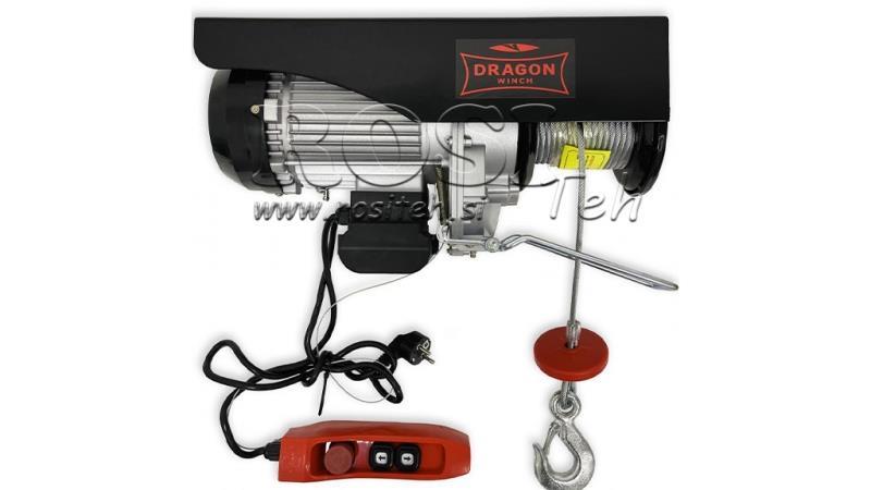 ELEKTRICKÝ VÁLEC 230 V DWI 500/990 kg