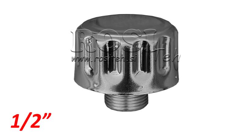 TAPA DE LLENADO METÁLICA CON VENTILACIÓN 1/2''