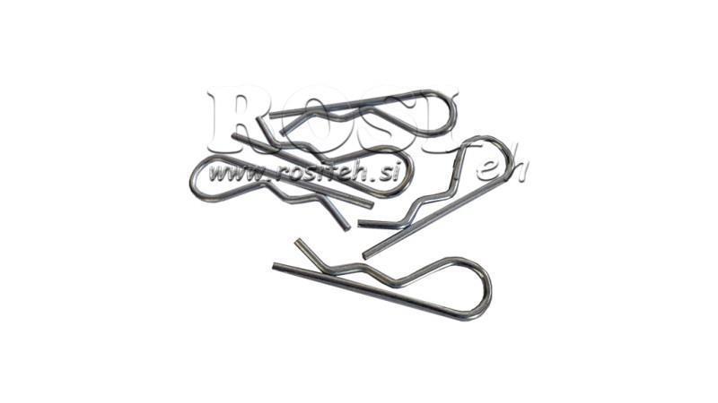 JUEGO COMPLETO DE CLIPS DE SEGURIDAD simple fi 3.5 mm (5 pcs)