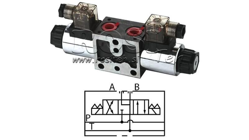 HYDRAULISK ELEKTROMAGNETISK VENTIL YEAT-SAMMENFØRING 12V N6
