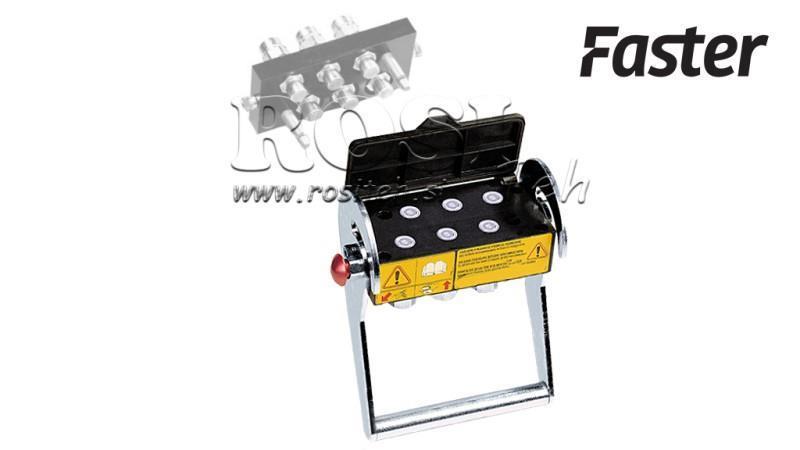 MULTI-FASTER KOBLING 6-vejs BSP1/2 FAST DEL