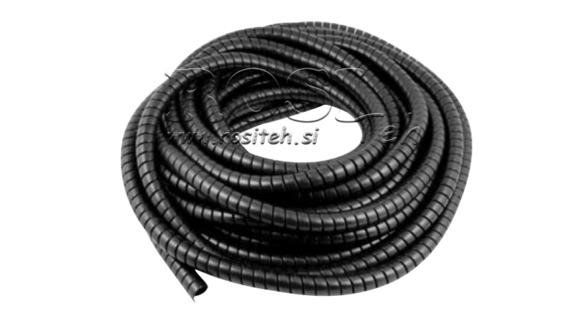 ESPIRAL PROTECTORA DE PVC 16 X 20 PARA MANGUERA HIDRÁULICA 1/4-1/2 PULGADA