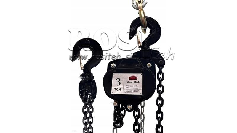 GARRUCHA DE CADENA - WINCH 3Ton x 3m