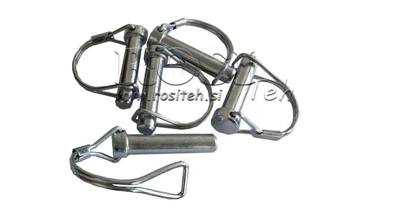 JUEGO DE CLIPS DE SEGURIDAD SEMICIRCULARES fi 10/45 mm (5pcs)