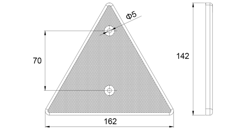 REFLECTOR TRIANGULAR (4PCS)