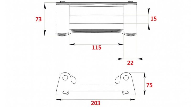 GUIDE ROLLANT POUR CÂBLE EN ACIER DWH 4500 HDL