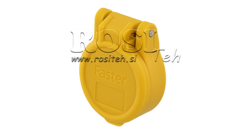 CUBIERTA PROTECTORA AMARILLA PVC ACOPLAMIENTO RÁPIDO FEMENINO EMPUJE TIRÓN