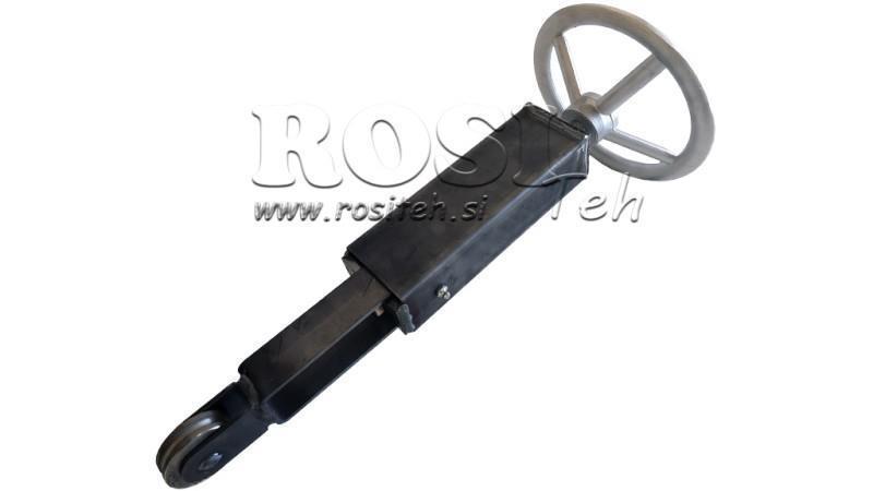 TENSOR PARA CABLE CON RUEDA PARA FRENOS DE MANO DE REMOLQUE CON POLEA