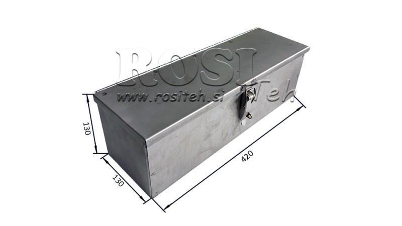CAJA METÁLICA 420x130x130