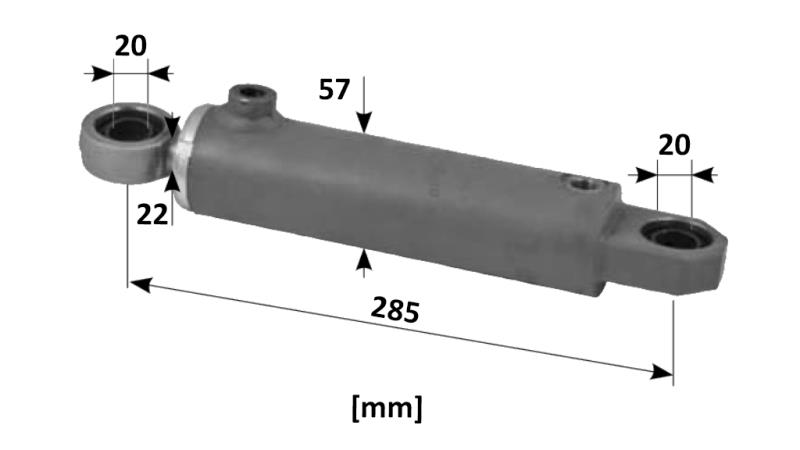 HYDRAULICKÝ ŘÍDÍCÍ CYLINDR SAME OEM-0.467.6343.4