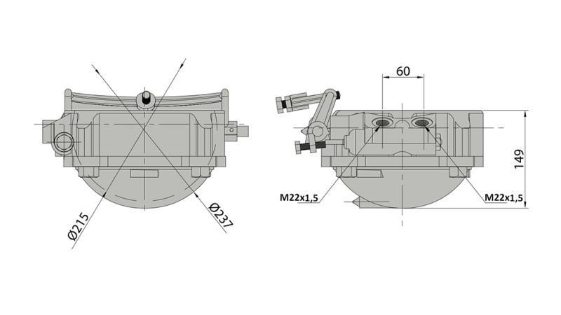 HÁK PRO TELESCOPICKÝ CYLINDR - MEILLER SKLÁPĚČ