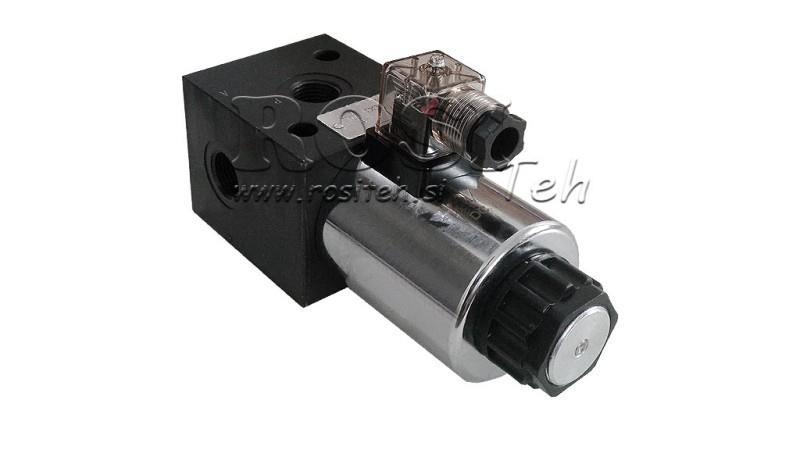 VÁLVULA DE 3 VÍAS 1/2 24V - 80lit