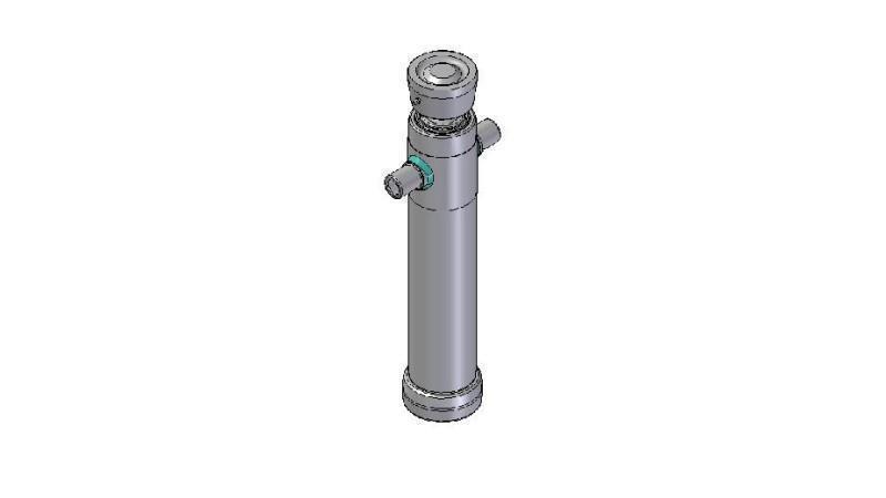 3024S -TELESCOPISK CYLINDER STANDARD/KUGLE 2 TRIN SLAG 795 DIAMETER 95