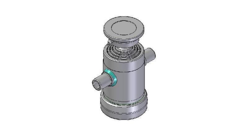 3060S -TELESCOPISK CYLINDER STANDARD/KUGLE 4 TRIN SLAG 500 DIAMETER 112