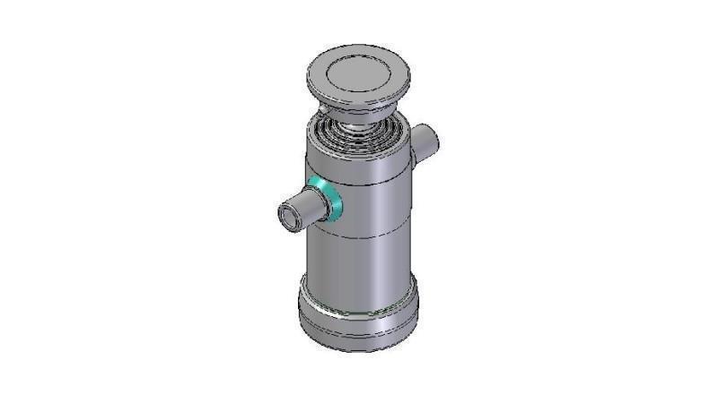 3062S -TELESCOPISK CYLINDER STANDARD/KUGLE 4 TRIN SLAG 670 DIAMETER 112