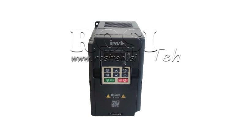 CONVERTIDOR DE FRECUENCIA-INVERTIDOR 1Fase 2.2kW GD10-2R2G-S2-B