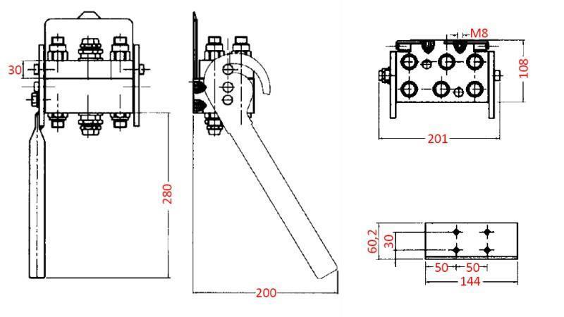 MULTI-FASTENING KOBLING 6-vejs BSP1/2 FAST DEL