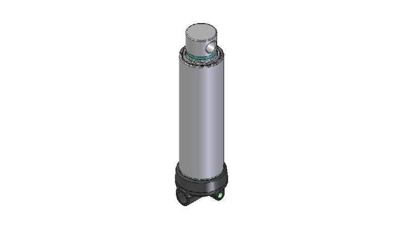 4623F -TELESCOPISK CYLINDER HUL - HUL 2 TRIN REJSE 695 FI 124