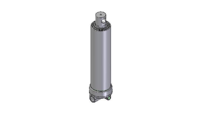4635F -TELESCOPISK CYLINDER HUL - HUL 3 TRIN REJSE 1283 FI 124