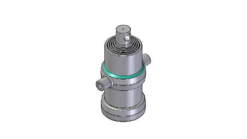 5000F -TELESCOPICKÝ CYLINDR STANDARD/DÍRA 5 STUPŇŮ ZDVIH 1295 FI 170