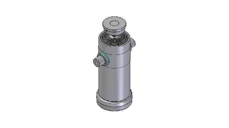 6067S -TELESCOPISK CYLINDER STANDARD/BALL 6 TRIN SLAG 2820 DIAMETER 240