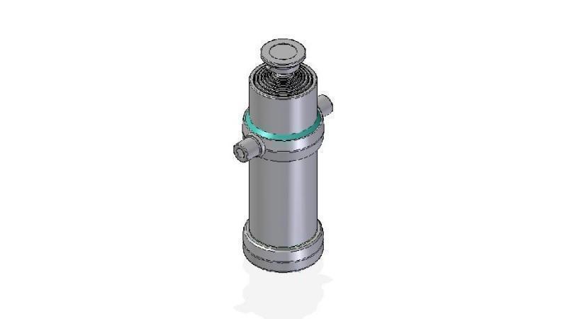 7012S - TELESCOPICKÝ CYLINDR STANDARD/KULIČKA 7 STUPŇŮ CESTA 3460 PRŮMĚR 170