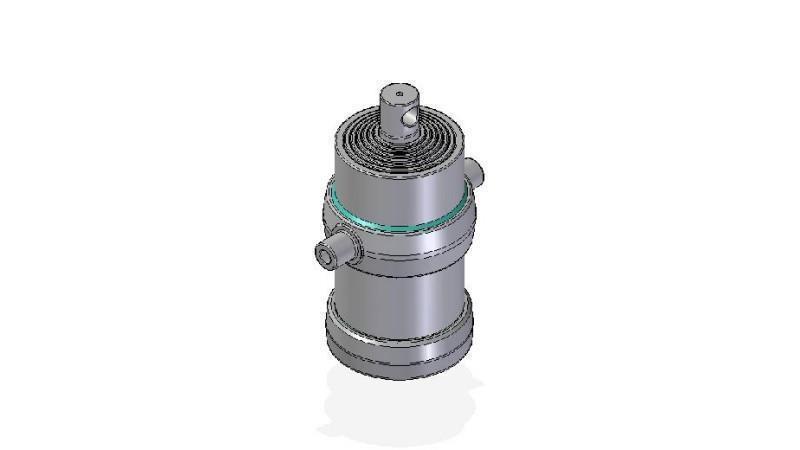 7052F -TELESCOPISK CYLINDER STANDARD/HUL 7 TRIN SLAG 2085 FI 215